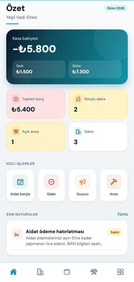 AhlasYönetim ekran görüntüsü